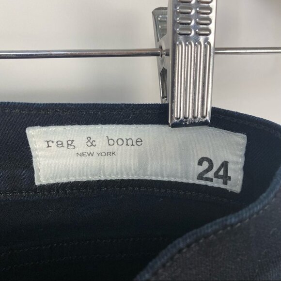 rag & bone | Capri Skinny in Blue/Black‎ Coal Wash - Picture 8 of 12